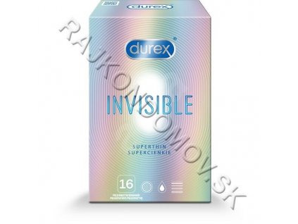 Durex Invisible Superthin (Extra Sensitive) krabička 16ks 5900627081411 1946  24 1791