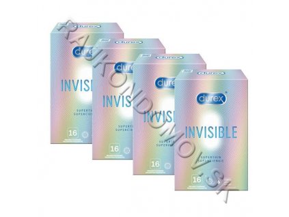 Durex Invisible Superthin (Extra Sensitive) krabička 64ks 5900627081411 1949  24 1794