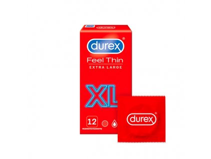 durex feel thin extra large XL kondomy krabicka 12ks