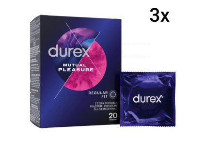 Durex Mutual Pleasure krabička SK distribúcia 60ks