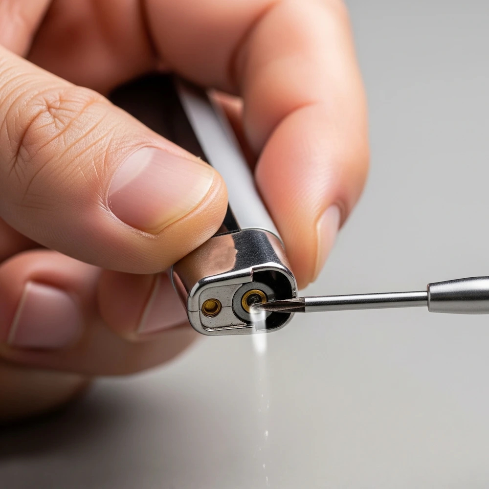 Odvzdušnenie plynových zapaľovačov a insertov