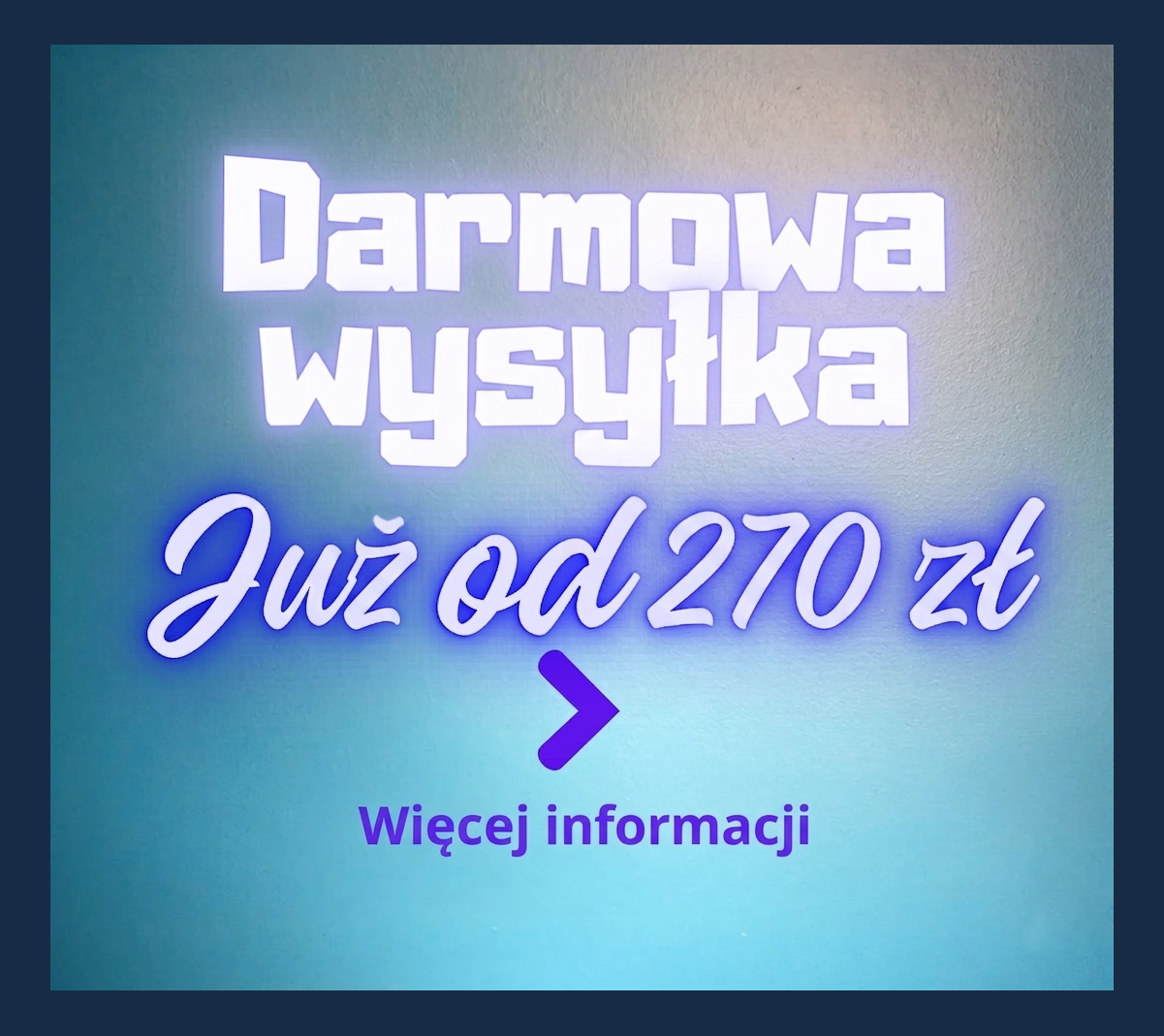 Darmowa dostawa Już od 270 zł