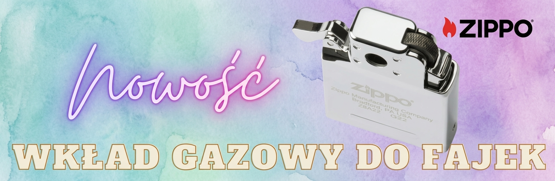 Gazowy wkład do fajki Zippo