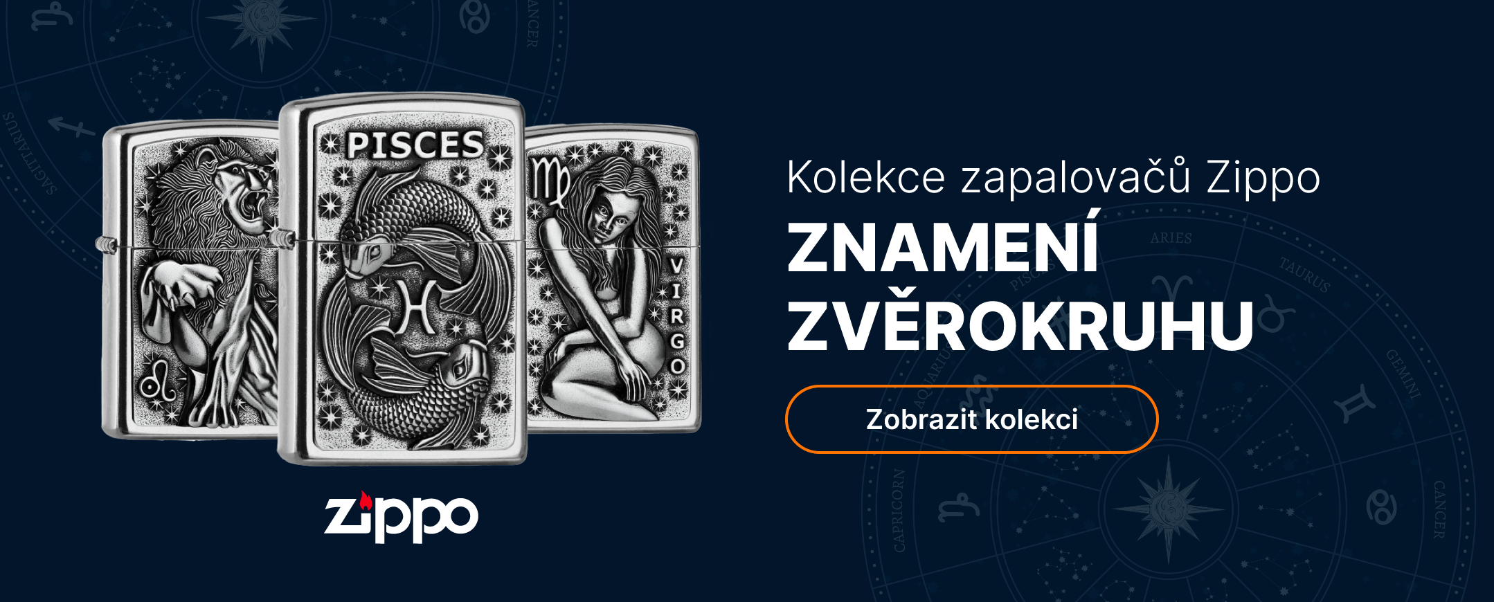 Zippo kolekce zapalovačů Znamení zvěrokruhu