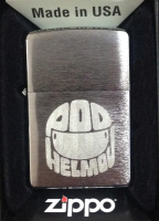  Plošné gravírování loga do Zippo - ukázka