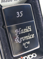  Zakázkové gravírování Zippo - ukázka