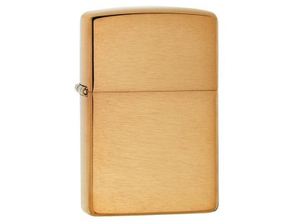 brushed brass zippo zapalovac