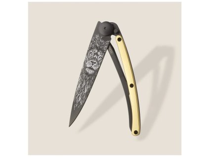 deejo kapesni nuz gold lion