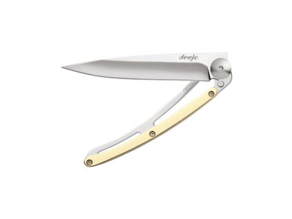 luxusni kapesni nuz deejo gold mirror 1AM010