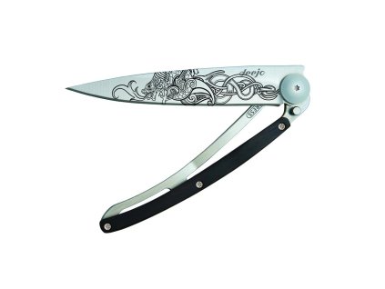 Deejo Viking Ebony kapesni nuz