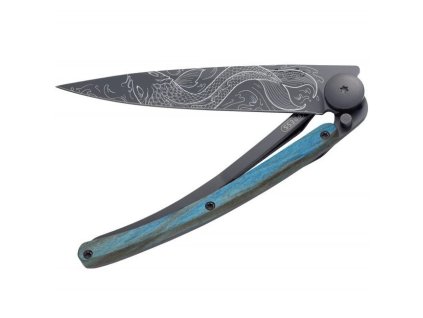 1GB145 deejo fish blue beech kapesni nuz