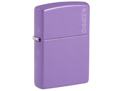 66081 Smoky Lavender Zippo Logo