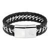 Bransoleta Zippo Steel Braided: Skóra i Stal