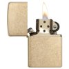 armor thumled brass zippo 3
