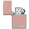 high polish rose gold zippo logo 26908 6
