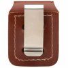 Skórzane etui Zippo 17002 (Brązowe) - z klipsem