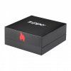 Bransoleta Zippo Triple Strap: Skórzana, czarna