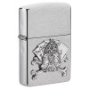 zippo card skull emblem