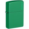 zippo green grass logo 26107