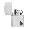 classic chrome with flame zippo 2