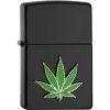 zippo leaf black matte zapalovac