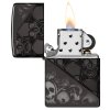 skull collage design Zippo zapalovac 4