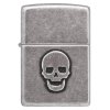 skull stamp antique silver 5