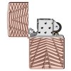 Geometric Pattern Zippo Rose Gold 4