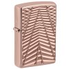 Geometric Pattern Zippo Rose Gold