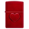 66075 Stamped Heart Design Zippo zapalovac 2