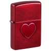 66075 Stamped Heart Design Zippo zapalovac