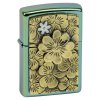 trick clover teal zippo limited