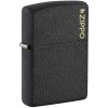 26208 Black Crackle Zippo Logo