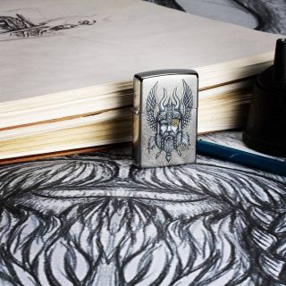 Zippo Viking Warrior za 1405 Kč. Ikonický benzínový zapalovač. 🚀 dodání do 2,5 hod. po Praze 🆓 doprava po ČR zdarma 🤝...