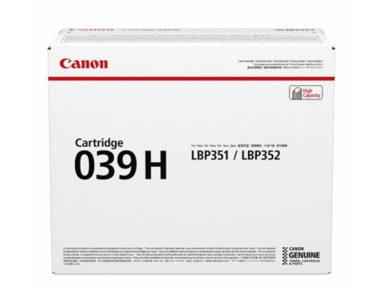 Canon originální toner CRG-039 H Black, 0288C001