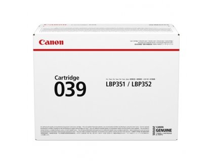 Canon originální toner CRG-039 Black, 0287C001