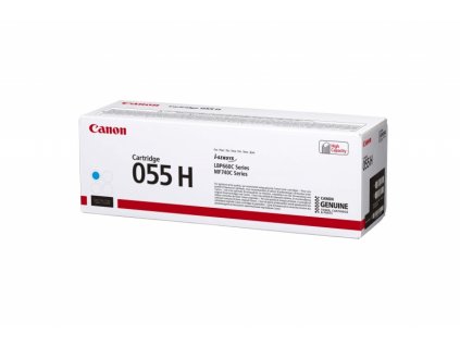 Canon originální toner CRG-055H Cyan, 3019C002