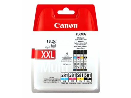 Canon CLI-581XXL multipack (C/M/Y/Bk) originální ink. náplně, 1998C005