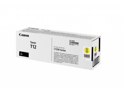 Canon originální toner T12 Yellow, 5095C006