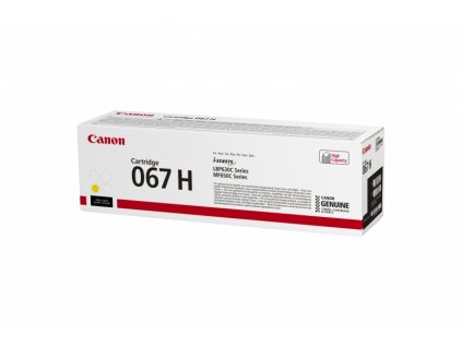 Canon originální toner CRG-067H Yellow, 5103C002