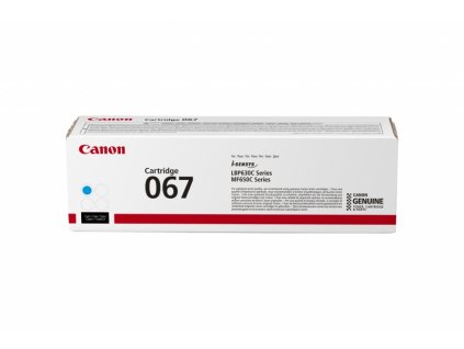 Canon originální toner CRG-067 Cyan, 5101C002