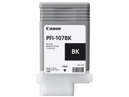 Canon PFI-107B, originální ink. náplň (6705B001E), black, expirace 04/2019