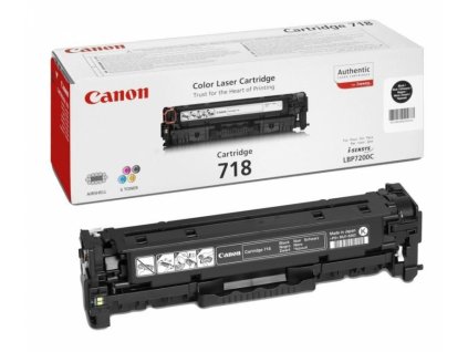 Canon originální toner CRG-718 Black, 2662B002