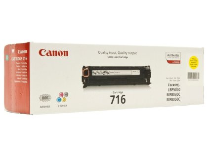 Canon originální toner CRG-716 Yellow