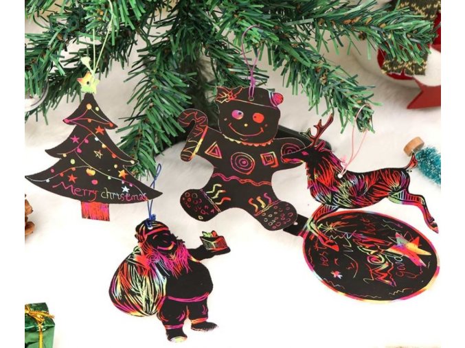 Vánoční dekorace- Vánoční magické dekorace na stromeček  24ks- VÝPRODEJ SKLADU