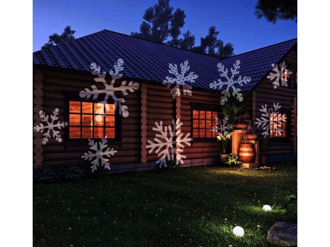 Vánoční dekorace- vánoční osvětlení domu, LED světla bílá a barevná - VÝPRODEJ SKLADU