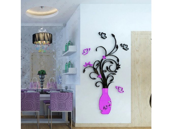 Luxusní dekorativní VÁZA na zeď - různé barvy