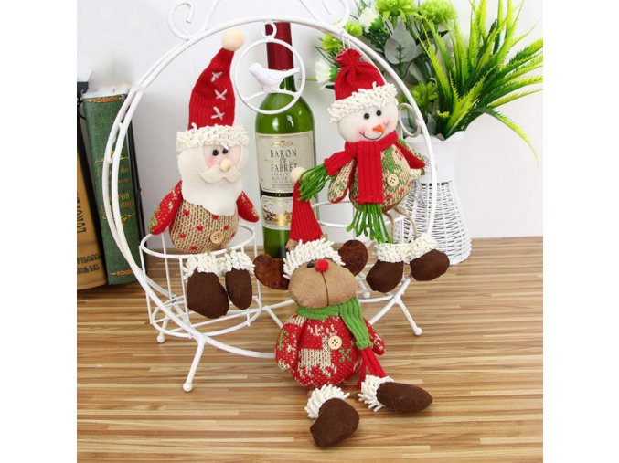 Vánoční dekorace na zavěšení- Santa, Sněhulák, Sob