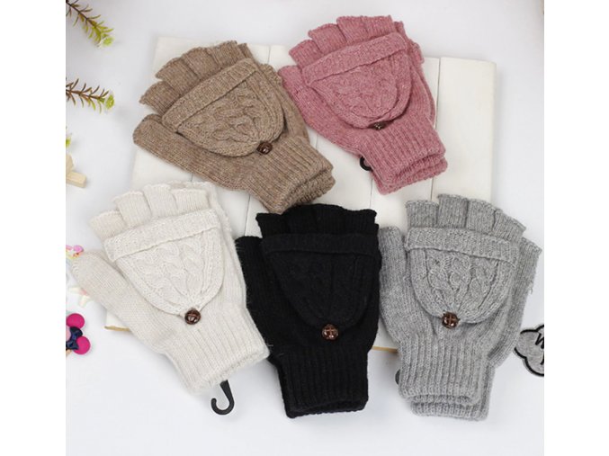 Pro ženy- Teplé zimní dámské rukavice více barev- Tip na dárek