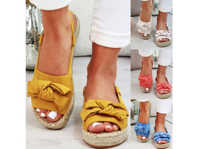 Dámské boty- Dámské sandály s mašličkou více barev